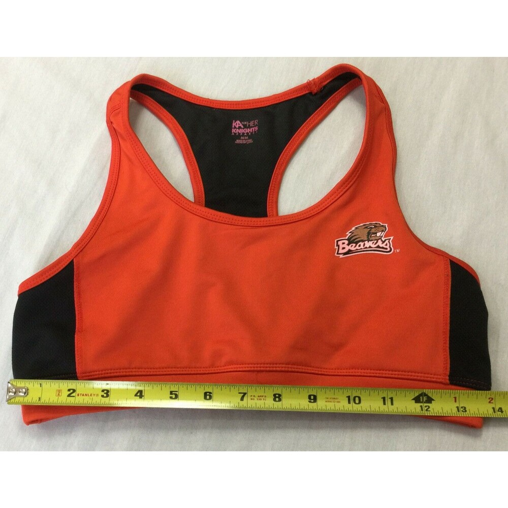 KNIGHTS APPAREL WOMENS SPORTS BRA BEAVERS SIZE M